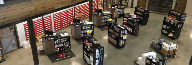 Van's Implement parts department