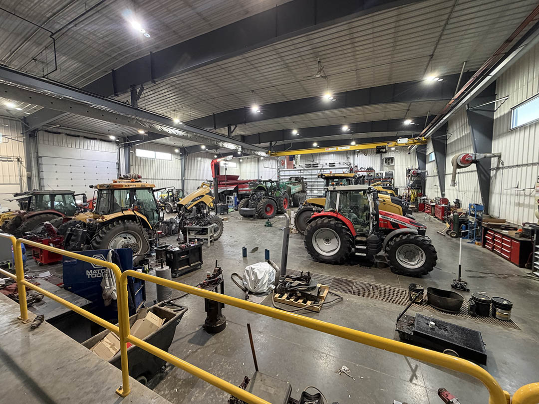 Van's Implement service department